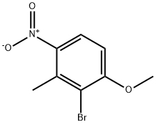 Benzene, 2-bromo-1-methoxy-3-methyl-4-nitro- Structure