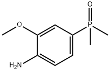 (4-氨基-3-甲氧基苯基)二甲基氧化膦,1197956-03-8,结构式