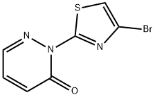 2-[Pyridazin-3(2H)-one]-4-bromothiazole Struktur