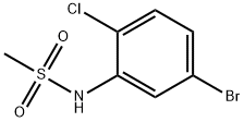 Methanesulfonamide, N-(5-bromo-2-chlorophenyl)- Structure