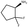 (R)-2,2-二氟环戊烷-1-胺 结构式