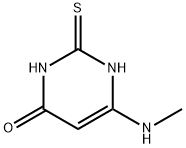 6-(甲氨基)-2-硫代-2,3-二氢嘧啶-4(1H)-酮 结构式