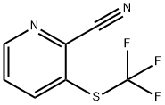 3-((Trifluoromethyl)thio)picolinonitrile Struktur