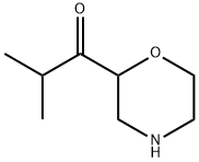1-Propanone,2-methyl-1-(2-morpholinyl)- Structure