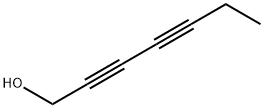 2,4-Heptadiyn-1-ol 化学構造式