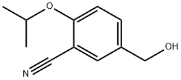 Benzonitrile, 5-(hydroxymethyl)-2-(1-methylethoxy)- Structure