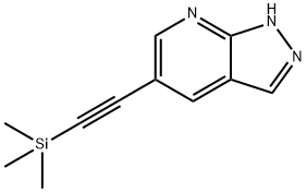 1H-Pyrazolo[3,4-b]pyridine, 5-[2-(trimethylsilyl)ethynyl]-
