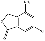 1(3H)-Isobenzofuranone, 4-amino-6-chloro- Structure