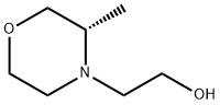 4-Morpholineethanol, 3-methyl-, (3S)- 结构式