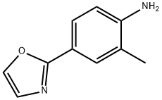 Benzenamine, 2-methyl-4-(2-oxazolyl)- Structure