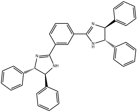 (4S,4'S,5S,5'S)-2,2'-(1,3-亚苯基)双[4,5-二氢-4,5-二苯基-1H-咪唑,1208333-06-5,结构式