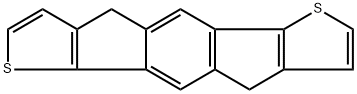 4,9-dihydro-s-indaceno[1,2-b:5,6-b']dithiophene 化学構造式