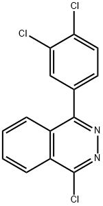 1-Chloro-4-(3,4-dichlorophenyl)phthalazine 化学構造式