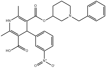 贝尼地平杂质11(非对映体混合物), 121138-43-0, 结构式