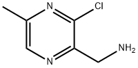 2-Pyrazinemethanamine, 3-chloro-5-methyl- Structure