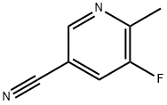 5-氟-6-甲基烟腈 结构式