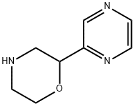 Morpholine, 2-(2-pyrazinyl) Structure