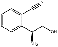 (S)-2-(1-氨基-2-羟乙基)苯甲腈 结构式