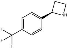 Azetidine, 2-[4-(trifluoromethyl)phenyl]-, (2R)- Structure