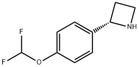 Azetidine, 2-[4-(difluoromethoxy)phenyl]-, (2S)- Structure