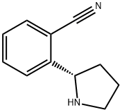 2-((2S)PYRROLIDIN-2-YL)BENZENECARBONITRILE 结构式