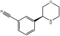 Benzonitrile, 3-(3S)-3-morpholinyl Structure