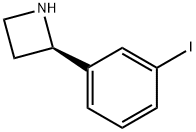 Azetidine, 2-(3-iodophenyl)-, (2R)- Structure
