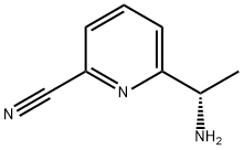 2-Pyridinecarbonitrile, 6-[(1S)-1-aminoethyl]- Struktur