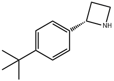 Azetidine, 2-[4-(1,1-dimethylethyl)phenyl]-, (2S)- Structure