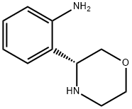 Benzenamine, 2-(3R)-3-morpholinyl- Struktur