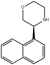 Morpholine,3-(1-naphthalenyl)-,(3S)- Structure