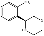 Benzenamine, 2-(3S)-3-morpholinyl- Structure