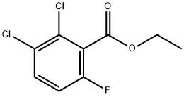 Ethyl 2,3-dichloro-6-fluorobenzoate 化学構造式