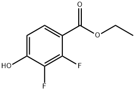 Benzoic acid, 2,3-difluoro-4-hydroxy-, ethyl ester,1214346-22-1,结构式