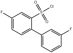 3,4-二氟-[1,1-二联苯]-2-磺酰氯化,1214351-99-1,结构式