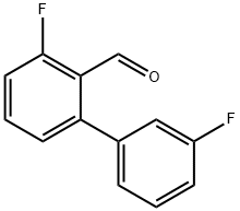 [1,1'-Biphenyl]-2-carboxaldehyde, 3,3'-difluoro-,1214354-89-8,结构式