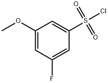 3-fluoro-5-methoxybenzenesulfonyl chloride Structure