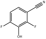 2,4-Difluoro-3-hydroxybenzonitrile Struktur