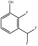 3-(二氟甲基)-2-氟苯酚, 1214379-67-5, 结构式