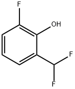 2-(二氟甲基)-6-氟苯酚,1214388-76-7,结构式