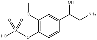 DL-Normetanephrine Sulfate, 1215-29-8, 结构式