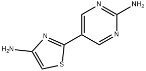 4-Amino-2-(2-aminopyrimidyl-5-yl)thiazole Structure