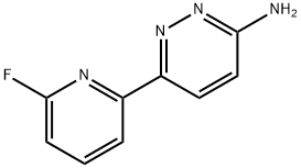 3-Amino-6-(6-fluoropyridyl-2-yl)pyridazine Structure