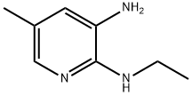 N2-乙基-5-甲基吡啶-2,3-二胺 结构式