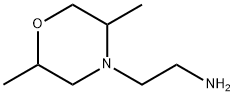 2-(2,5-二甲基吗啉-4-基)乙-1-胺, 1216012-13-3, 结构式