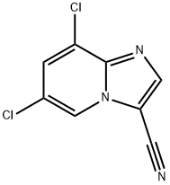 Imidazo[1,2-a]pyridine-3-carbonitrile, 6,8-dichloro- Structure