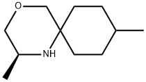 4-Oxa-1-azaspiro[5.5]undecane, 2,9-dimethyl-,(2S)- 结构式