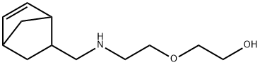 Ethanol, 2-[2-[(bicyclo[2.2.1]hept-5-en-2-ylmethyl)amino]ethoxy]- Struktur