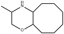 2H-Cycloocta[b]-1,4-oxazine, decahydro-3-methyl- 化学構造式