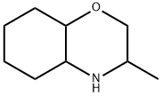 2H-1,4-Benzoxazine, octahydro-3-methyl- 化学構造式